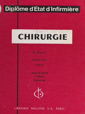cover image of Chirurgie (2)